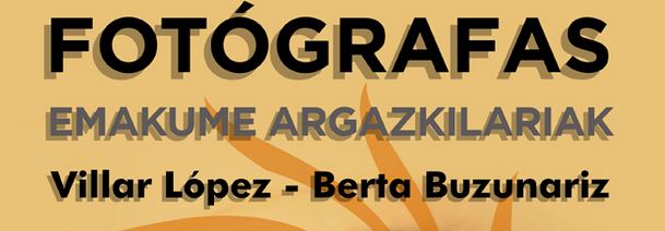 ‘Fotógrafas/ Emakume Argazkilariak’, charla este jueves 15 de noviembre en Sarriguren